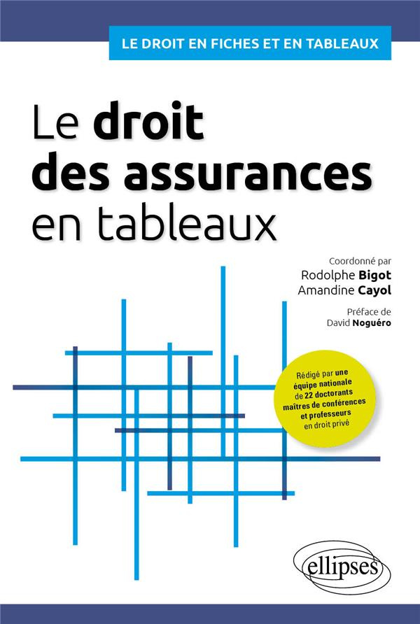 Le droit des assurances en tableaux