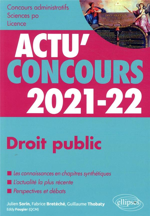 Droit public. Cours et QCM, Edition 2021-2022