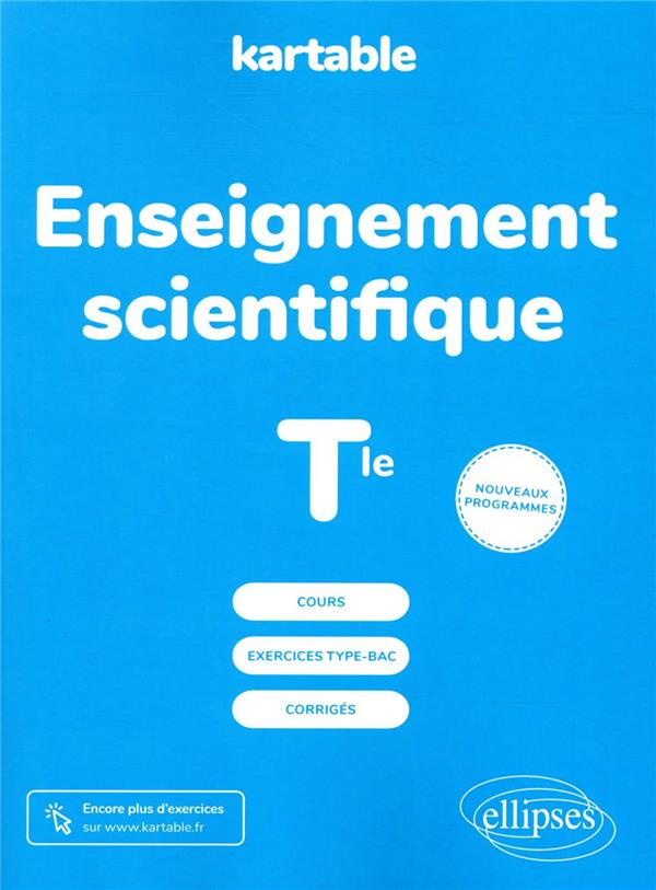 Enseignement scientifique Tle