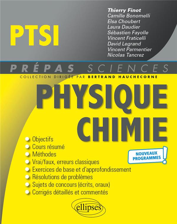Physique-Chimie PTSI. 4e édition