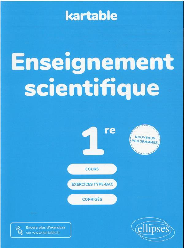 Enseignement scientifique - Première