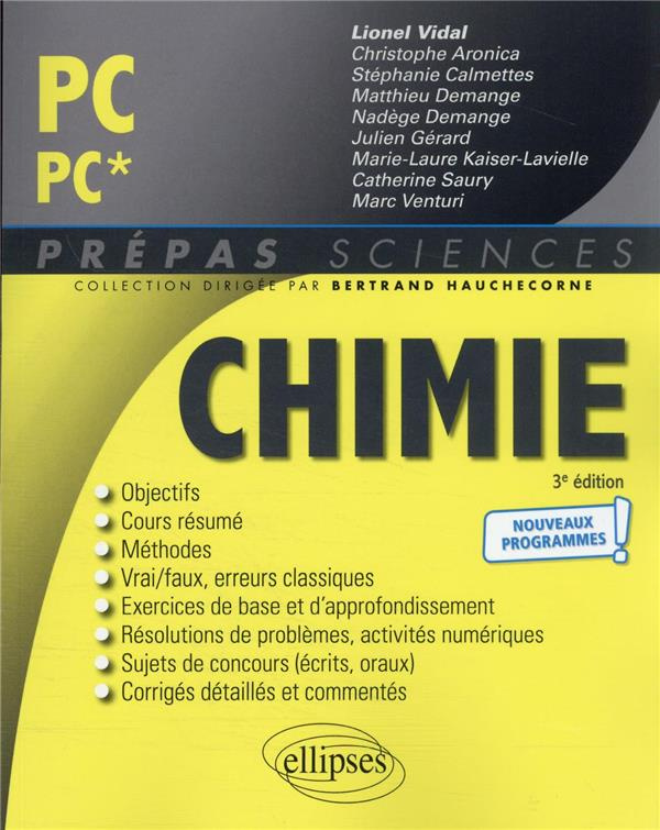 Chimie PC/PC*. 3e édition