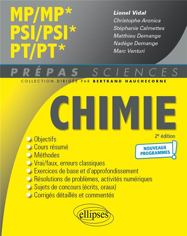Chimie MP/MP* PSI/PSI* PT/PT*. 2e édition