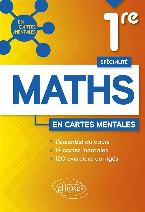 Spécialité maths en cartes mentales 1re. Edition 2022