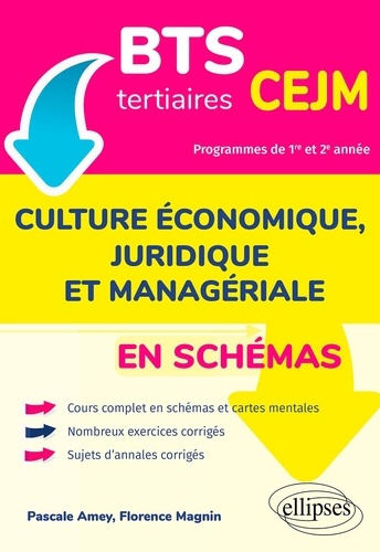 Culture économique, juridique et managériale en schémas BTS tertiaires CEJM