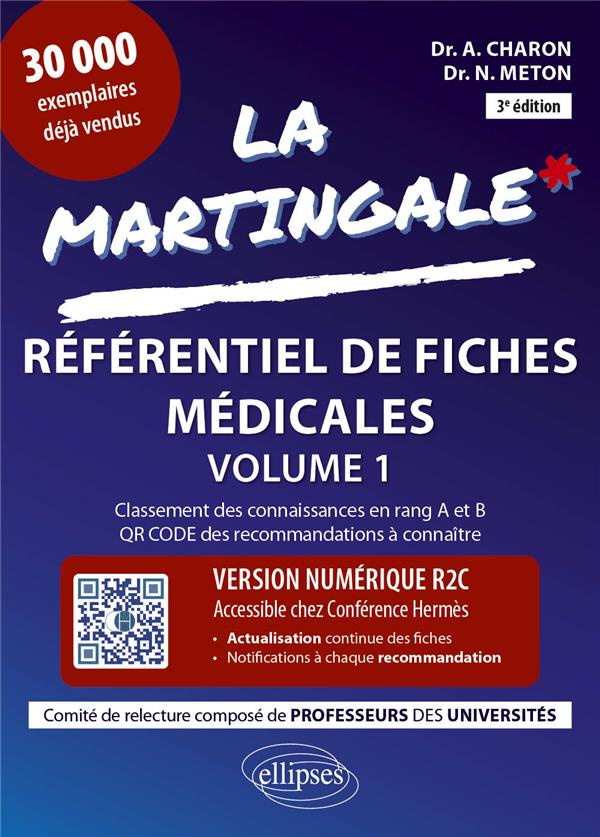 La Martingale, référentiel de fiches médicales pour l'EDN. Cardiologie,Pneumologie, Ophtalmologie, O