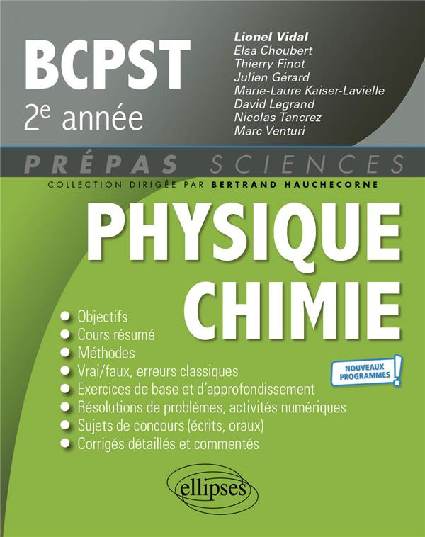 Physique-Chimie BCPST 2e année. Nouveaux programmes, Edition 2023