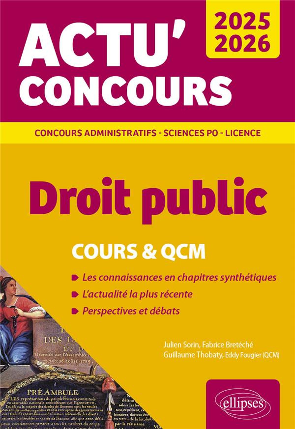 Droit public. Edition 2025-2026