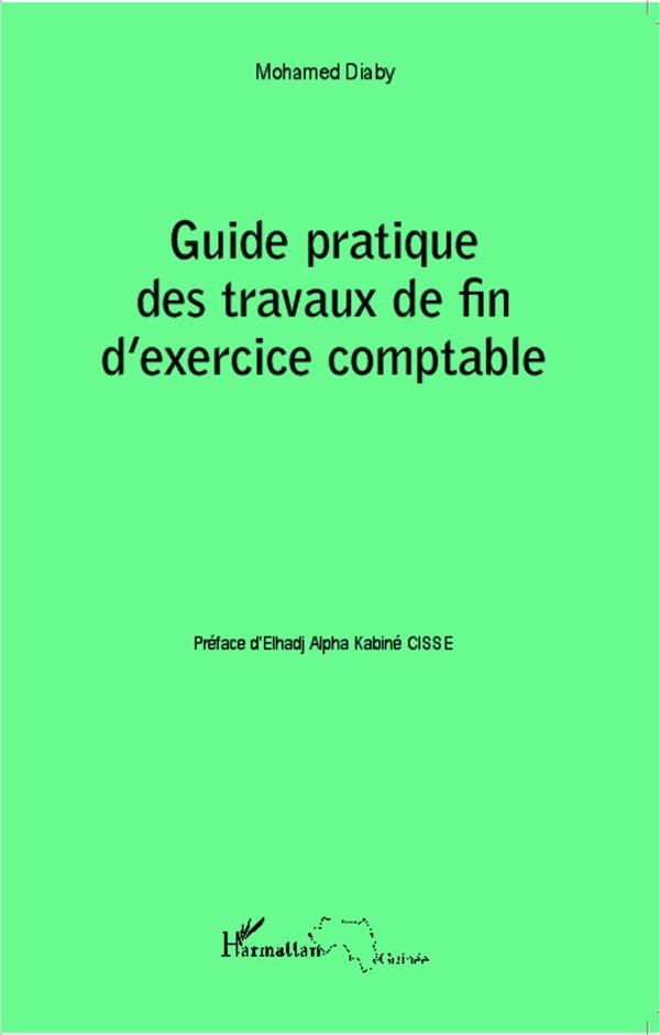 Guide pratique des travaux de fin d'exercice comptable