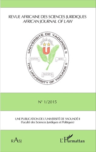 Revue africaine des sciences juridiques N° 1/2015
