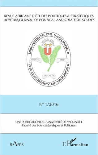 Revue africaine d'études politiques & stratégiques N° 1/2016