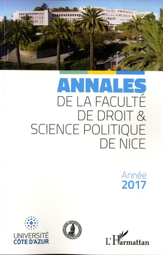 Annales de la faculté de droit et science politique de Nice. Edition 2017