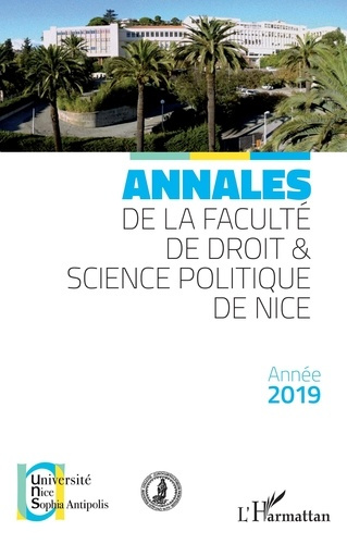 Annales de la faculté de droit & science politique de Nice. Edition 2019