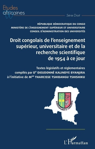 Droit congolais de l'enseignement supérieur, univrsitaire et de la recherche scientifique de 1954 à