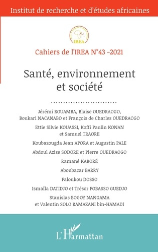 Cahiers de l'IREA N° 43-2021 : Santé, environnement et société