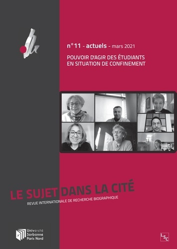 Le sujet dans la cité Actuels N° 11, mars 2021 : Pouvoir d'agir des étudiants en situation de confin