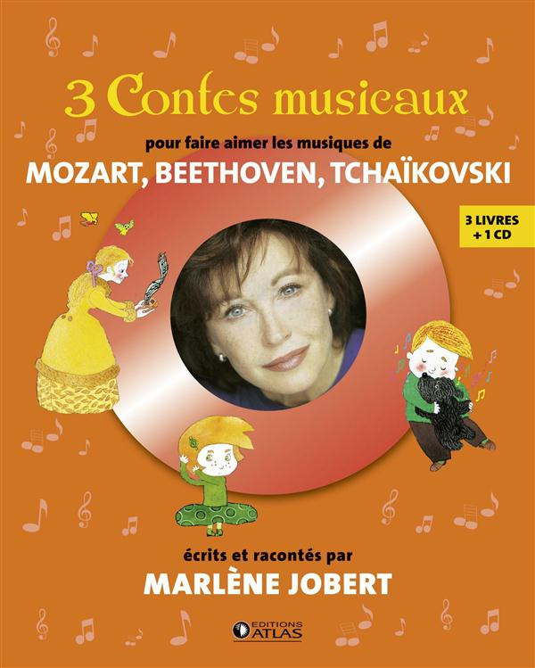Coffret 3 contes musicaux pour faire aimer les musiques de Mozart, Beethoven, Tchaïkovski. Claire De