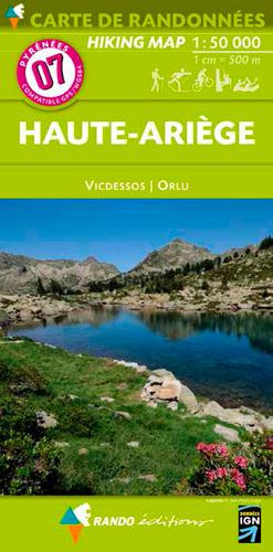 Haute-Ariège  1/50.000. Cartes topographies