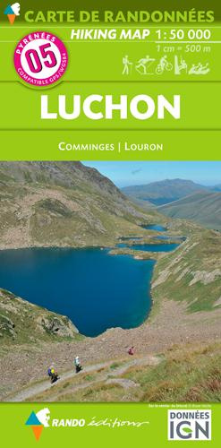 Luchon. Comminges, Louron. 1/50 000, 6e édition