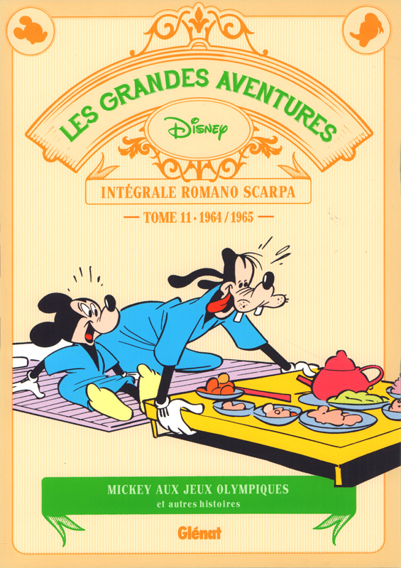 Les grandes aventures - Intégrale Romano Scarpa Tome 11 : 1964 / 1965. Mickey aux Jeux Olympiques et