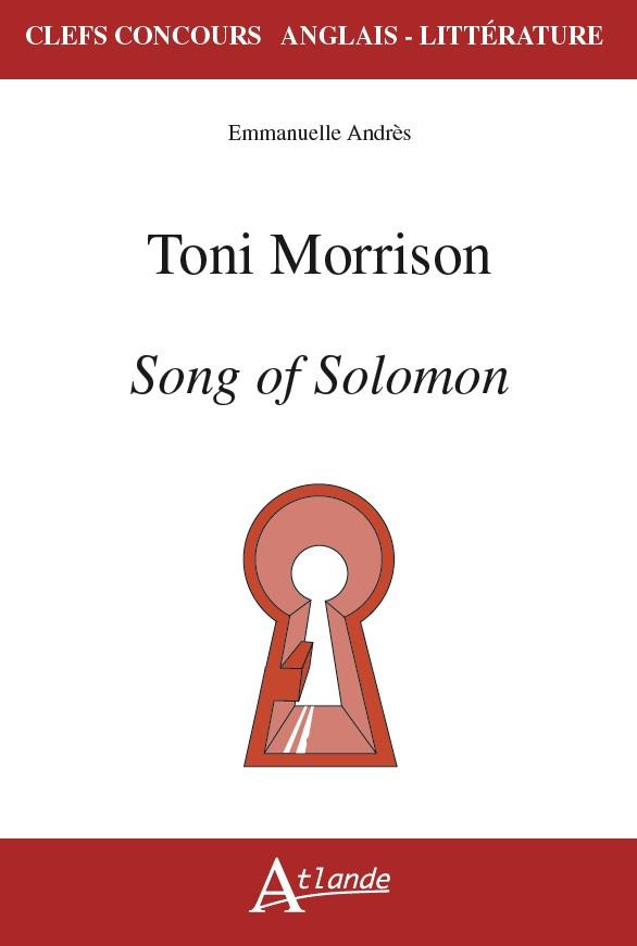 Toni Morrison. Song of Solomon