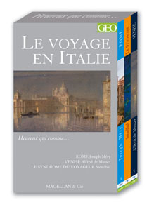 Le voyage en Italie. Coffret en 3 volumes : Rome ; Venise ; Le Syndrome du voyageur