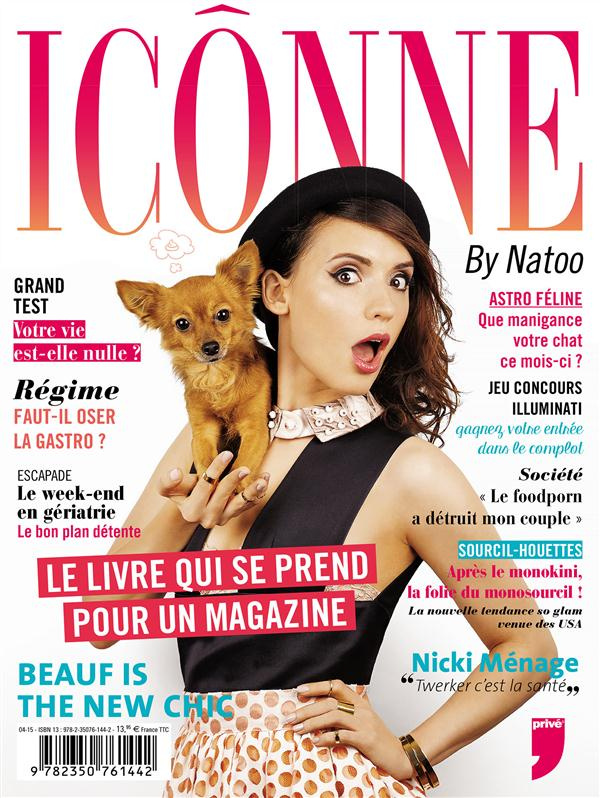 Icônne by Natoo. Le livre qui se prend pour un magazine