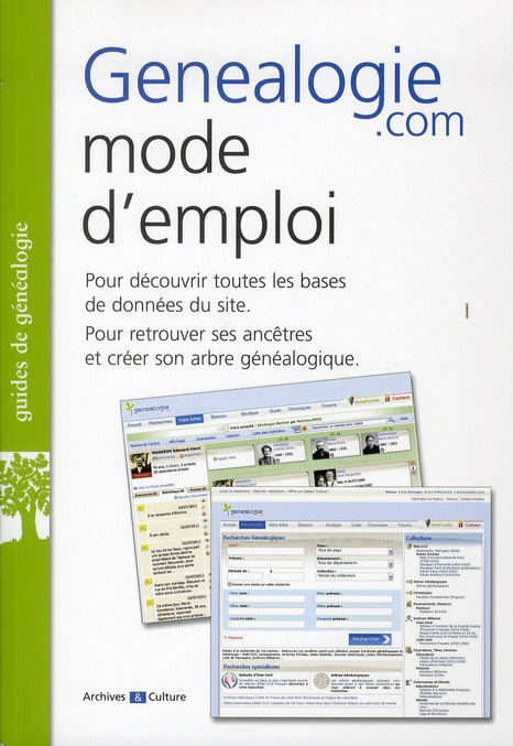 Genealogie.com, mode d'emploi
