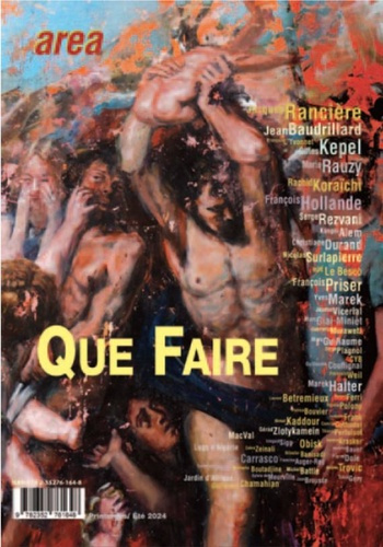 Area revue)s( N° 37 : Que faire ?