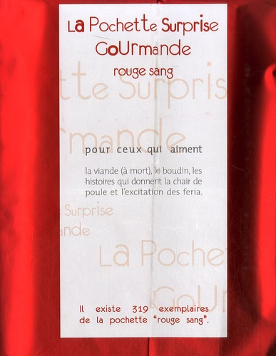 POCHETTE SURPRISE ROUGE SANG