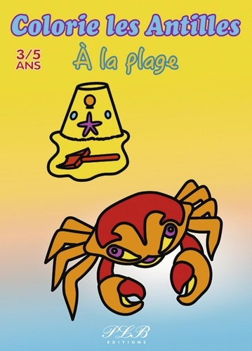 Colorie les antilles - a la plage