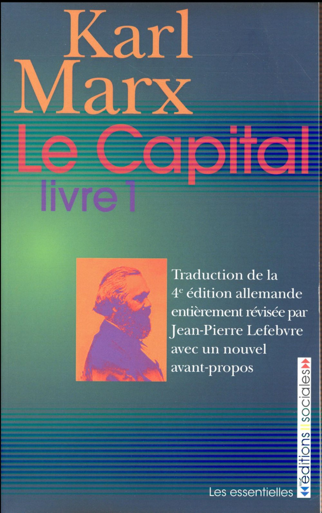 Le capital. Livre 1