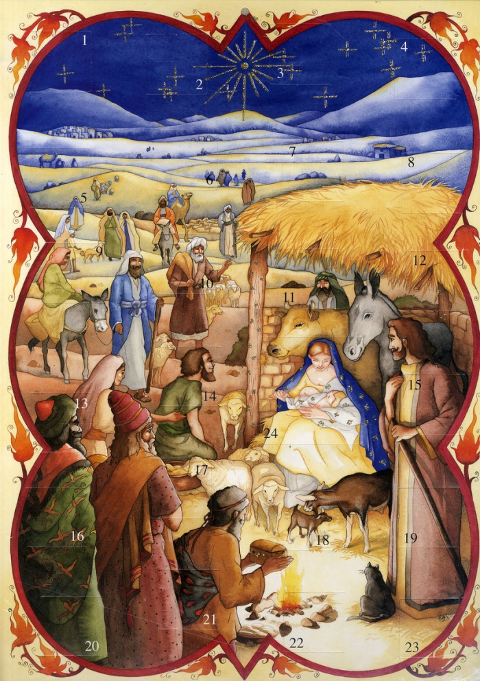 Nativité. Calendrier de l'Avent