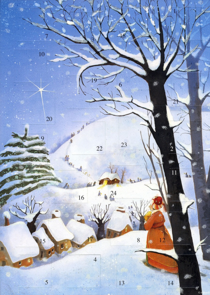 Calendrier de l'avent La crêche