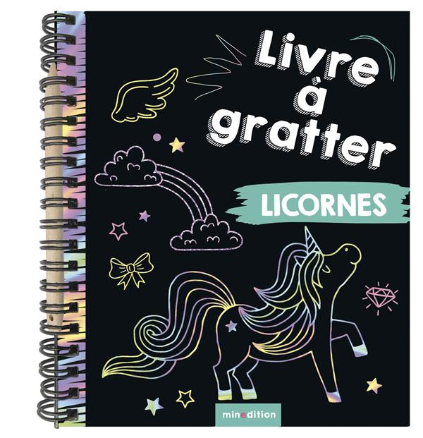 Licornes. Livre à gratter