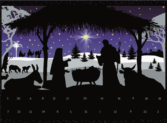 Calendrier de l'Avent Ombres et Lumière de Noël