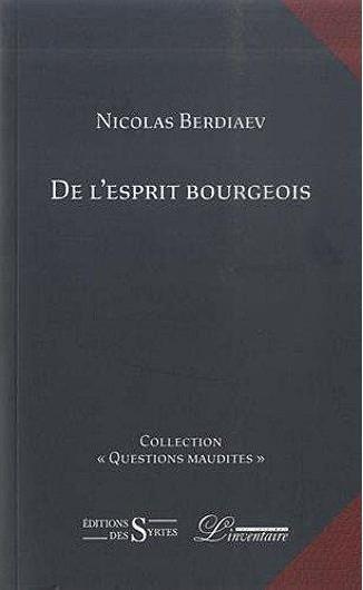 De l'Esprit Bourgeois