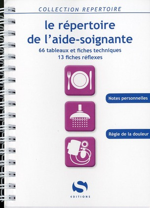 Le répertoire de l'aide-soignante