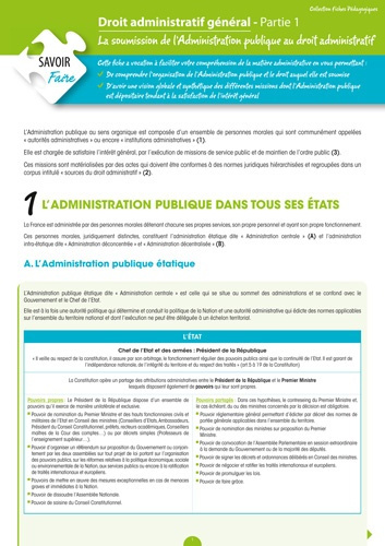 Droit administratif. Partie 1, La soumission de l'administration publique au droit administratif