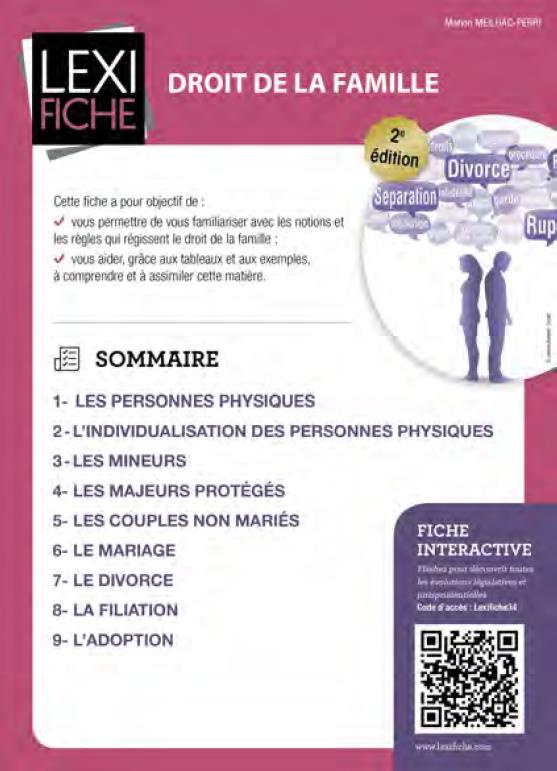 Droit de la famille. 2e édition