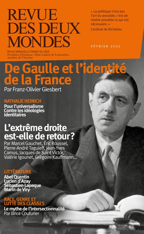 Revue des deux Mondes Février 2022 : De Gaulle et l'identité de la France