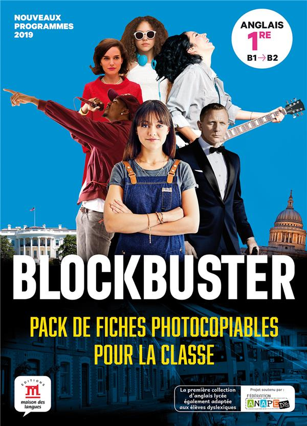 Anglais 1re B1-B2 Blockbuster. Pack de fiches photocopiables pour la classe