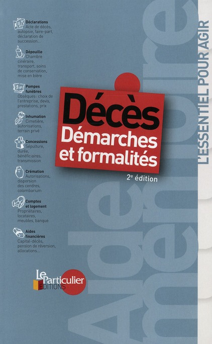 DECES. DEMARCHES ET FORMALITES