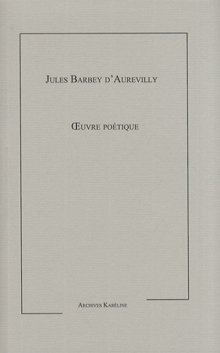 Oeuvre poétique. (Poëmes)