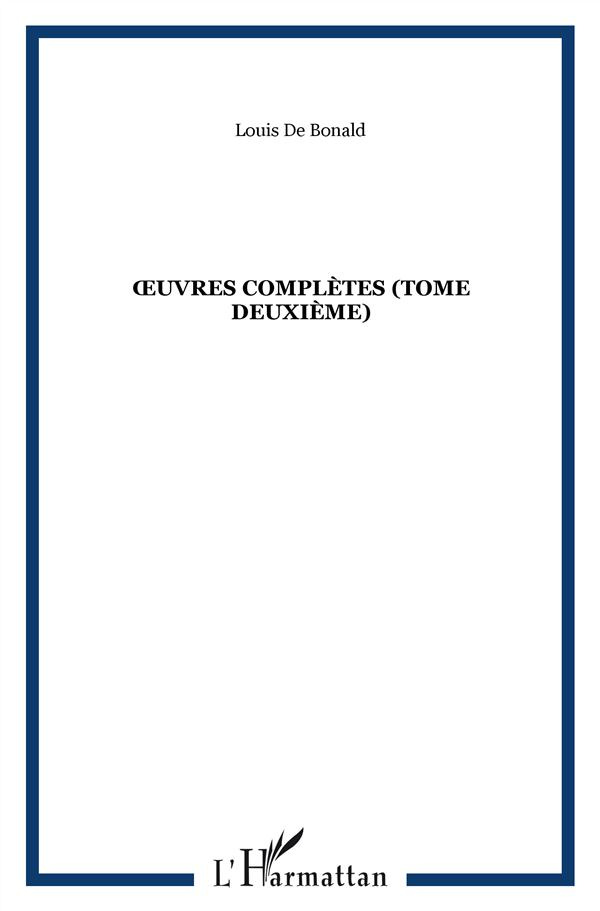 Oeuvres complètes. Tome 2