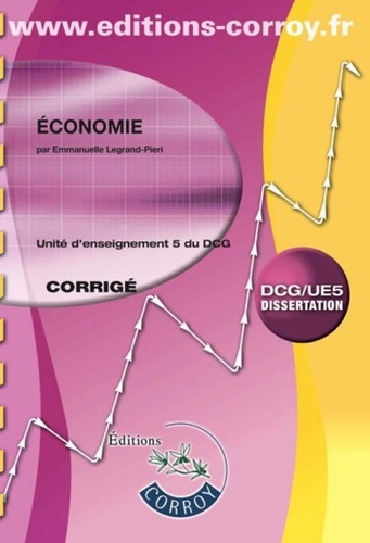ECONOMIE CORRIGE - UE 5 DU DCG