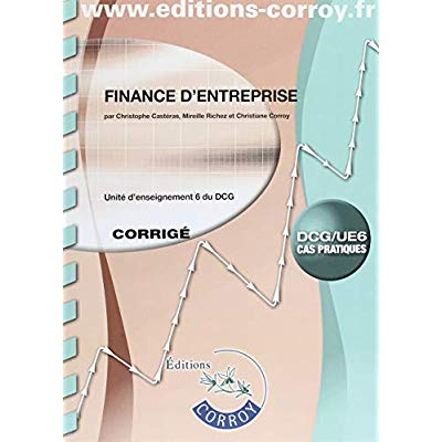 Finance d'entreprise. Corrigé