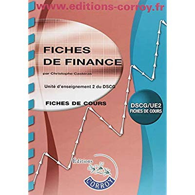 FICHES DE FINANCE - UE 2 DU DSCG