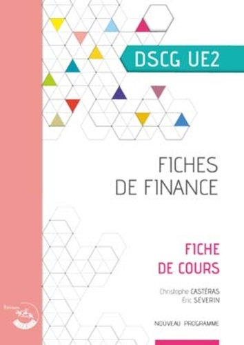 Finance DSCG 2. Fiches de cours, Edition 2019-2020