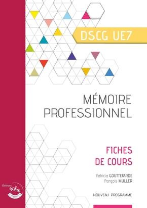 Mémoire professionnel DSCG UE 7. Edition 2020-2021